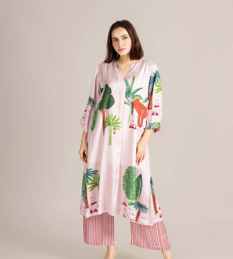 Blush Veil Set