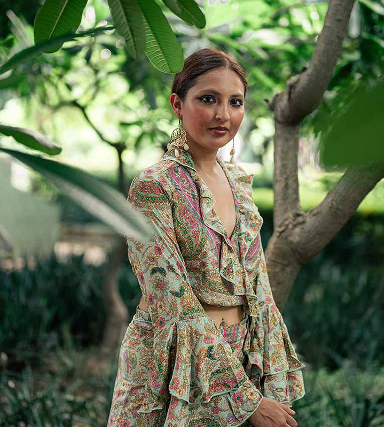 Blanca Set Pastel Green