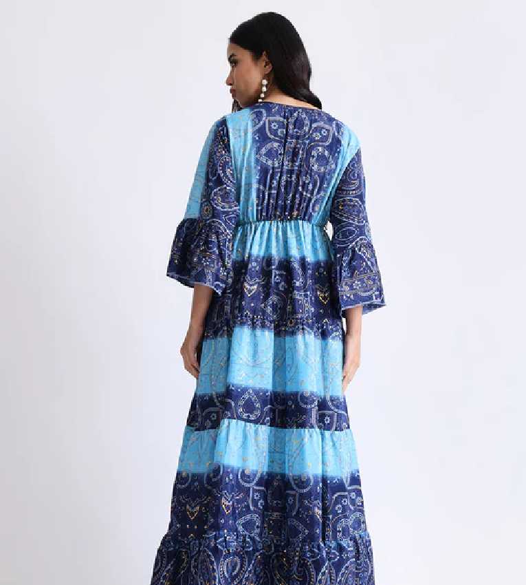 Embroidery Hand Work Bell Sleeves