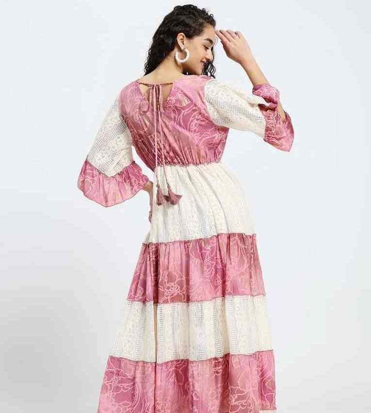 Embroidery Hand Work Bell Sleeves